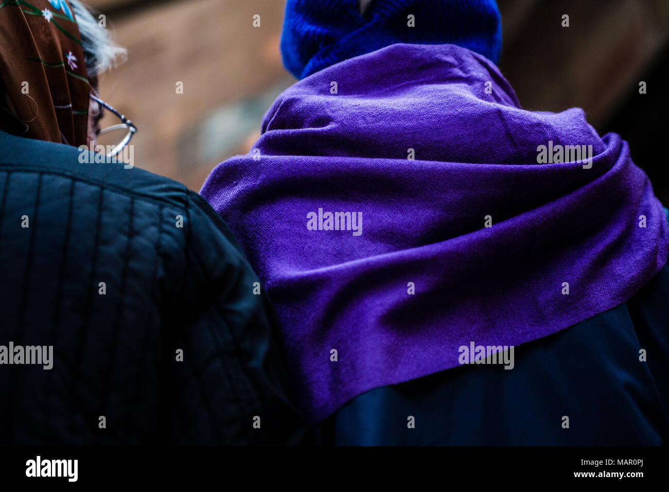 Two old ladies friends close up hi-res stock photography and images - Alamy