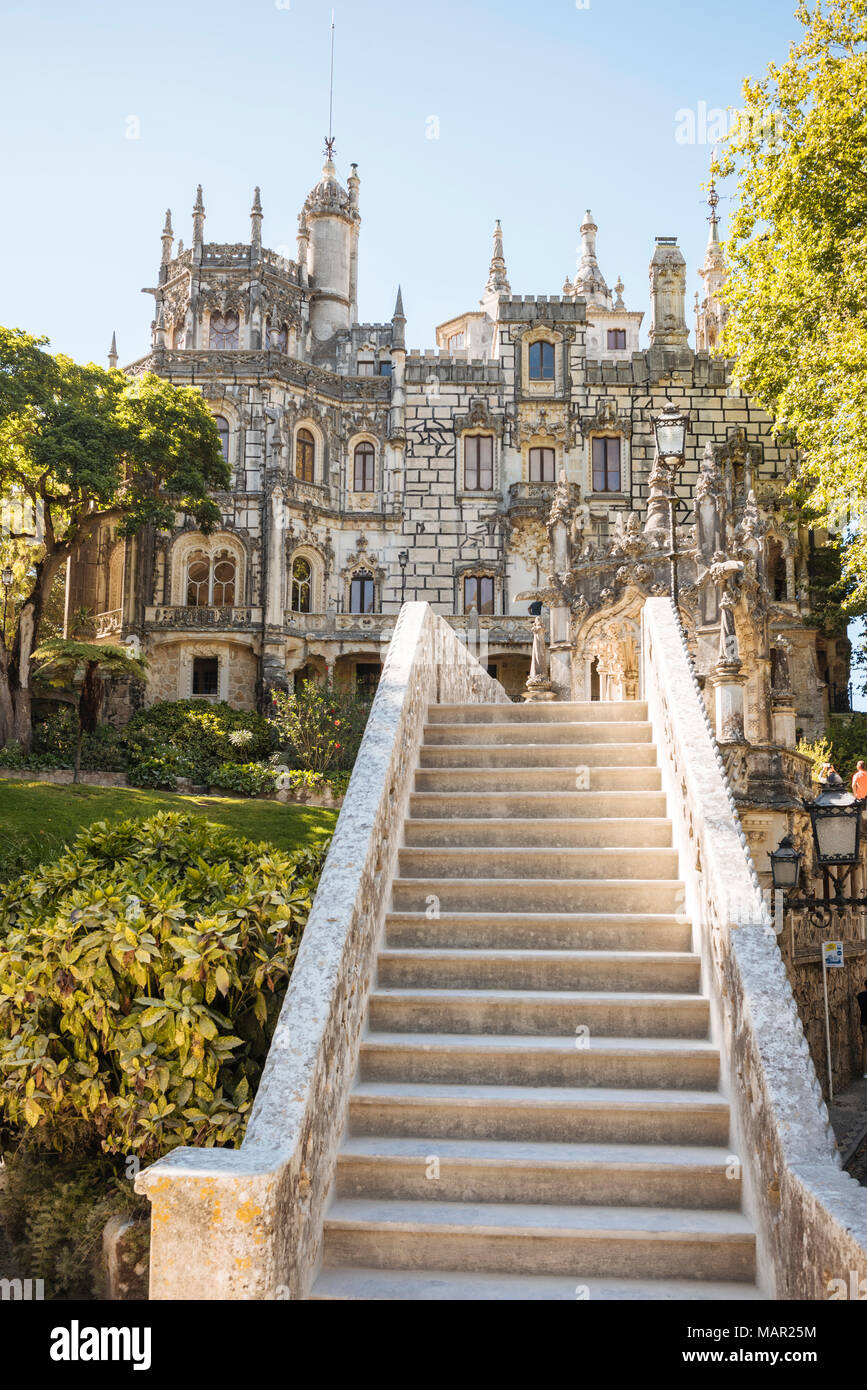 Exterior of Palacio da Regaleira, Quinta da Regaleira, UNESCO World