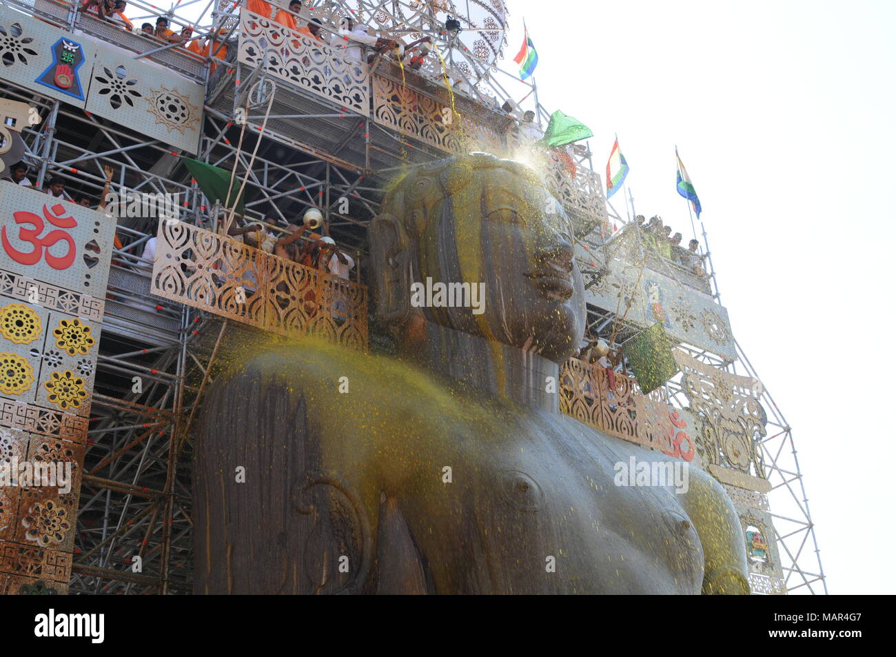 Mahamastakabhisheka festival The anointment of the Bahubali