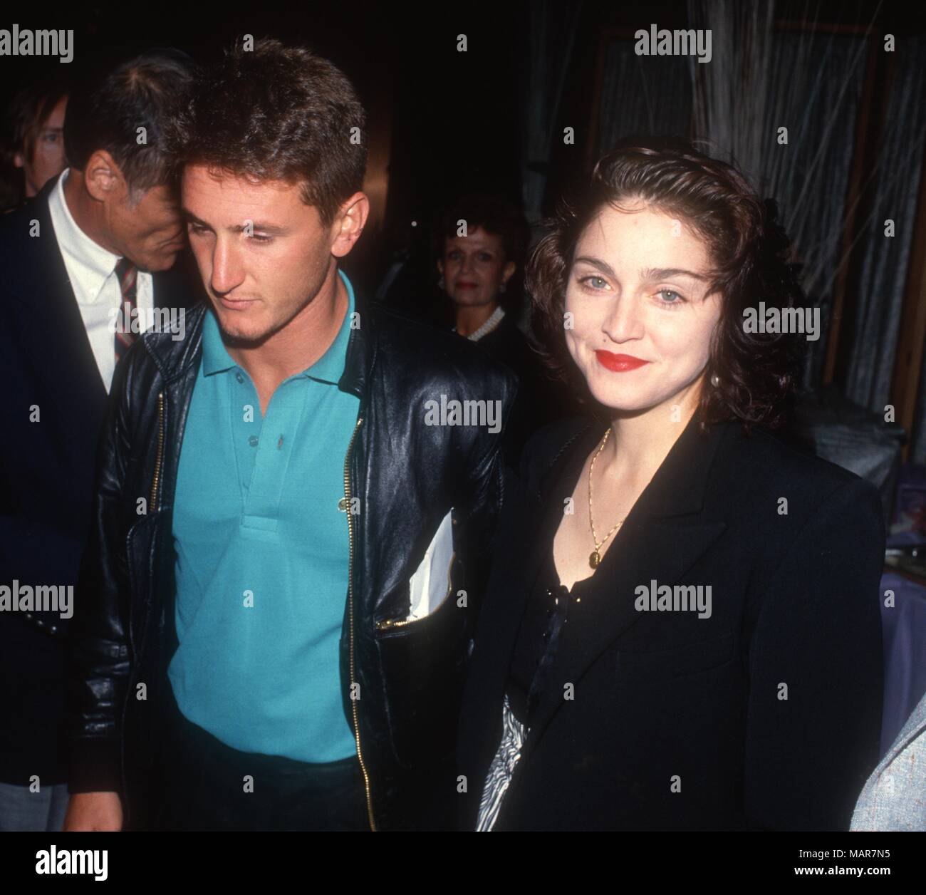 Sean Penn Madonna 1990 Photo By John Barrett/PHOTOlink.net Stock Photo
