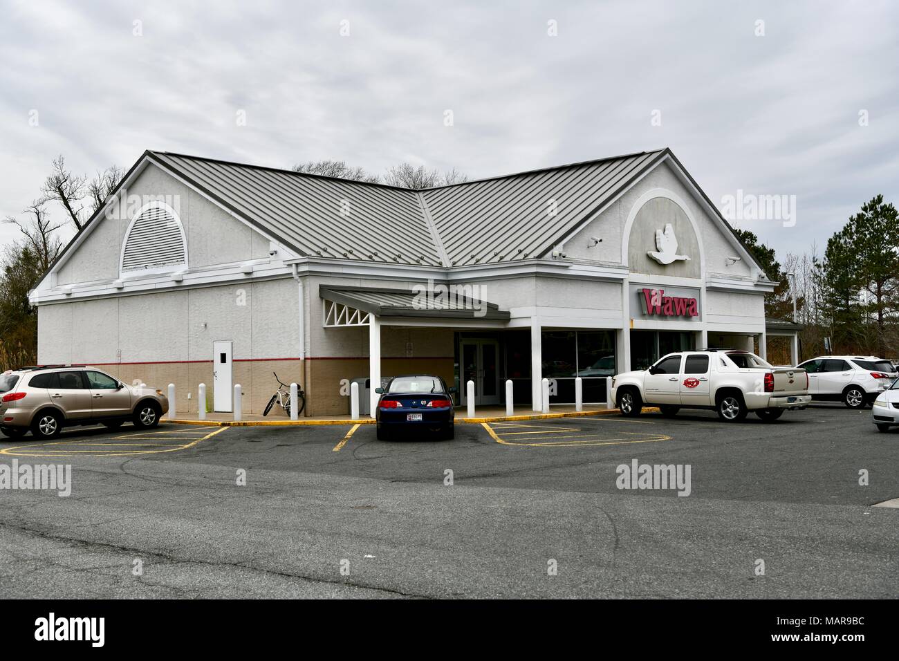 WAWA convenience store in Ocean City, Maryland, USA Stock