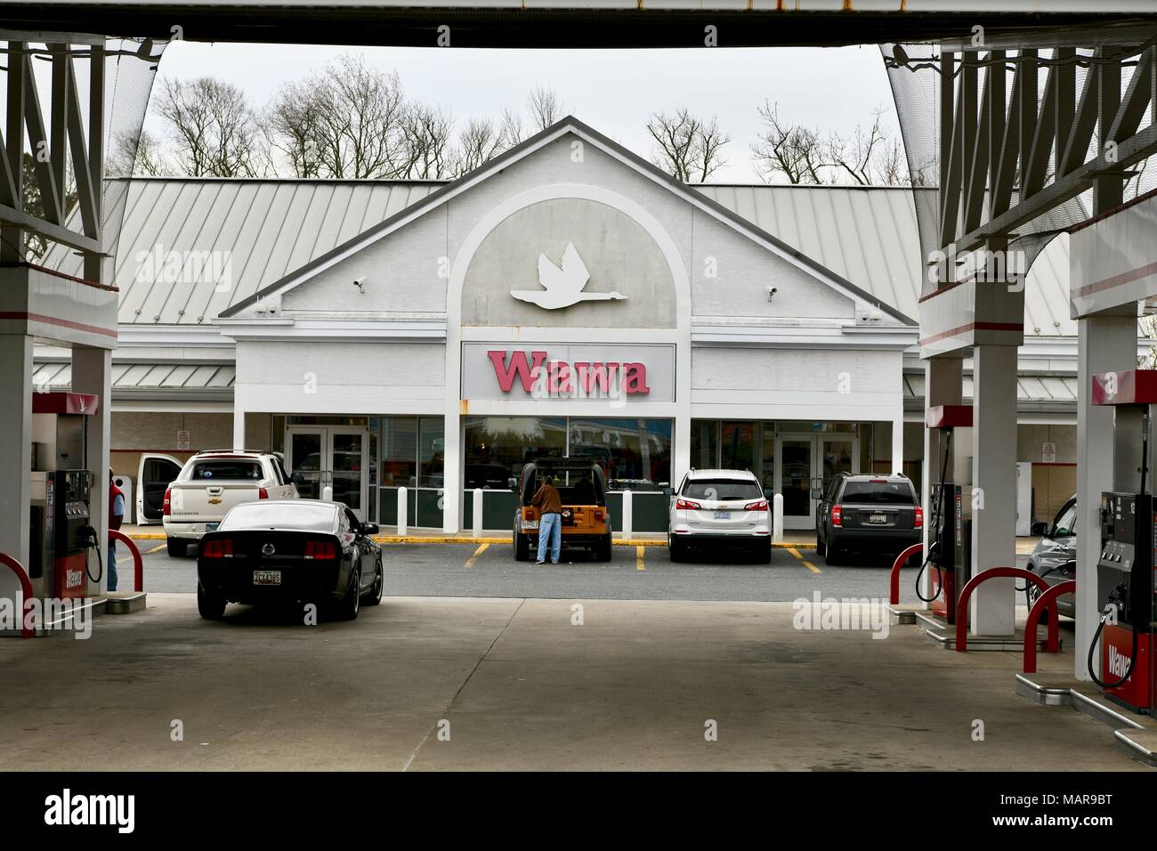 WAWA convenience store in Ocean City, Maryland, USA Stock Photo