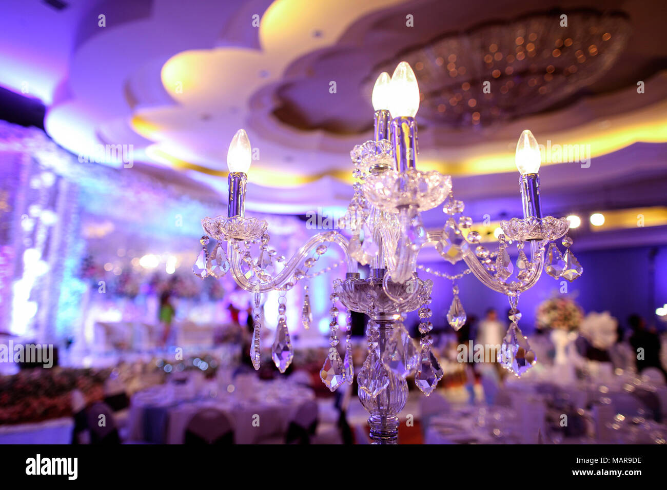 Decoration of formal event Stock Photo Alamy