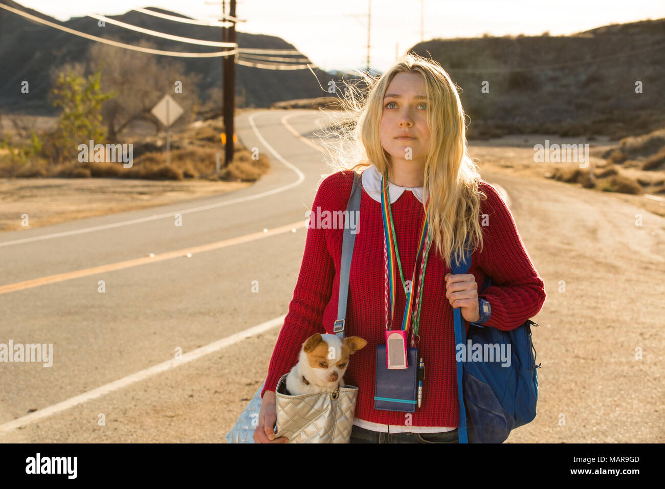 RELEASE DATE: January 26, 2018 TITLE: Please Stand By STUDIO: Magnolia Pictures DIRECTOR: Ben Lewin PLOT: A young autistic woman runs away from her caregiver in an attempt to submit her manuscript to a Star Trek writing competition. STARRING: DAKOTA FANNING as Wendy. (Credit Image: © Magnolia Pictures/Entertainment Pictures) Stock Photo