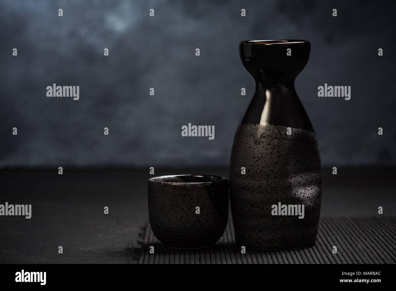 Sake bottle drinking set hires stock photography and images Alamy