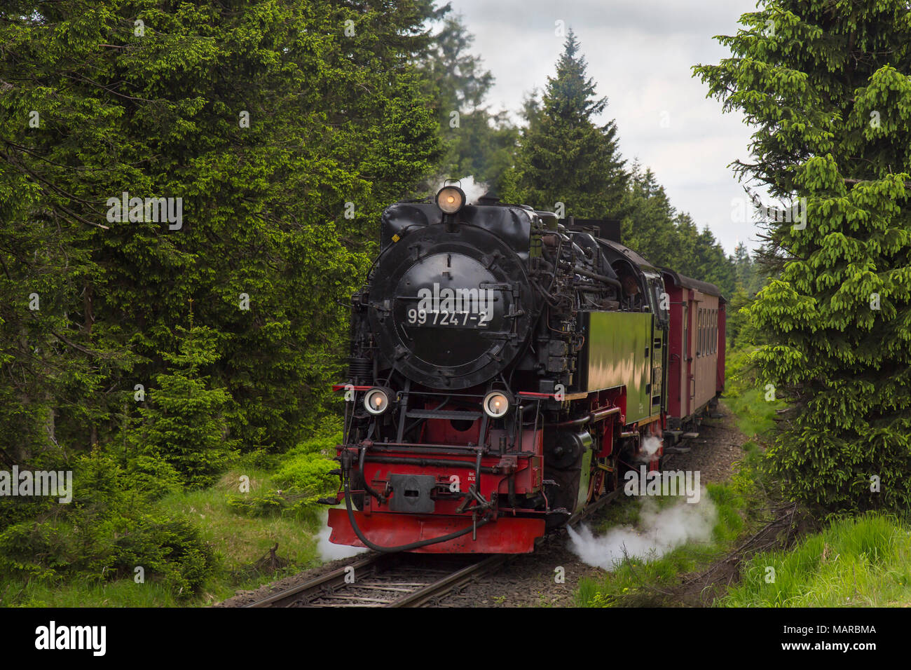 Panoramic view from the summit of the Brocken