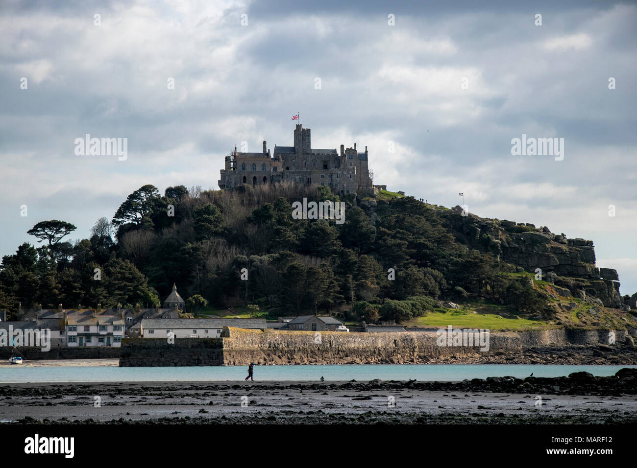 St Michael's Mount in Cornwall, England Stock Photo