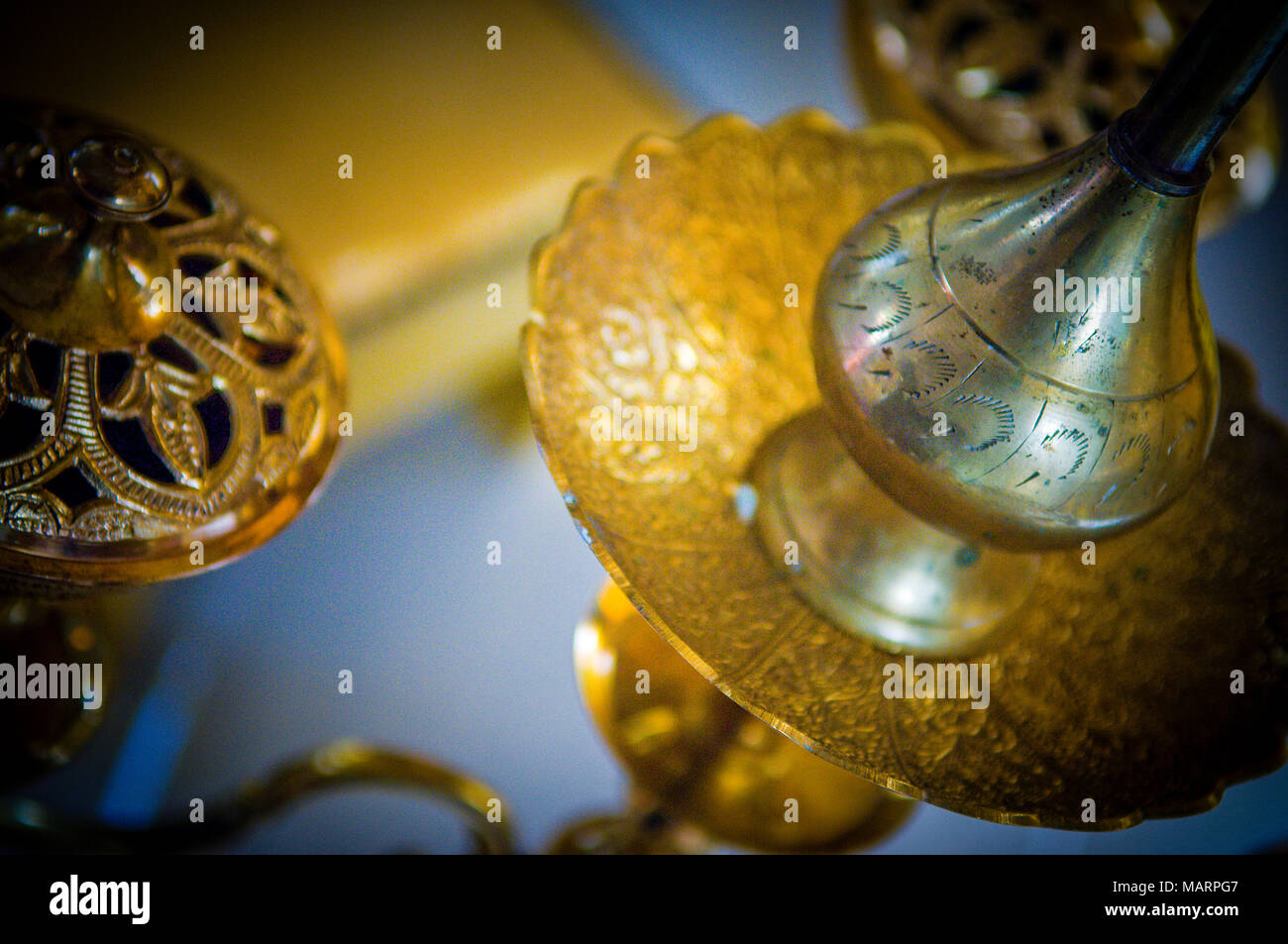 Traditional Malay wedding bridal bed accessories Stock Photo Alamy