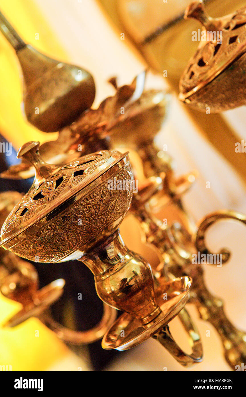 Traditional Malay wedding bridal bed accessories Stock Photo Alamy