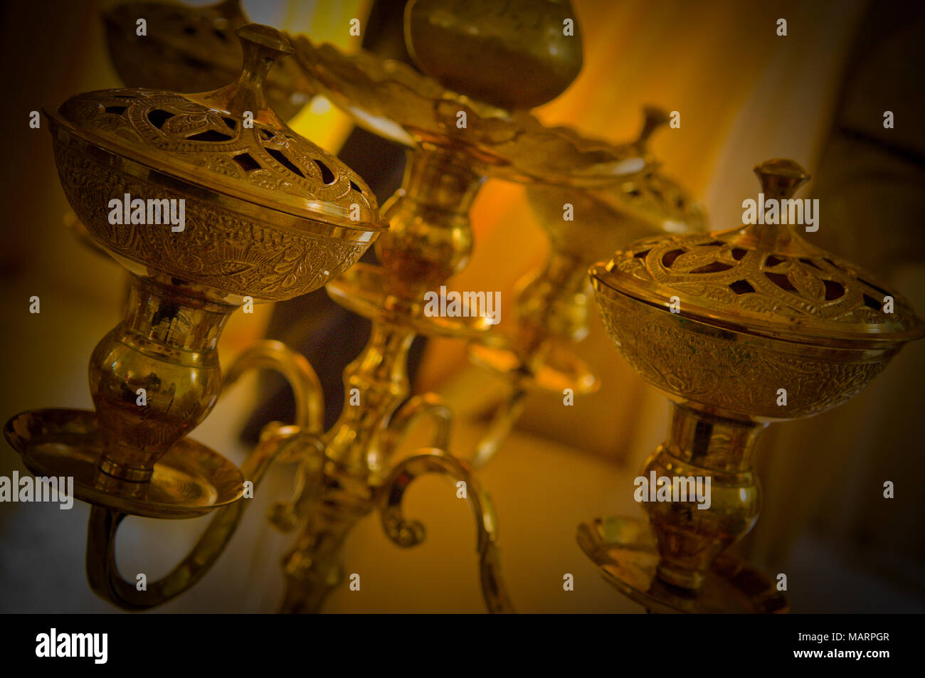 Traditional Malay wedding bridal bed accessories Stock Photo Alamy