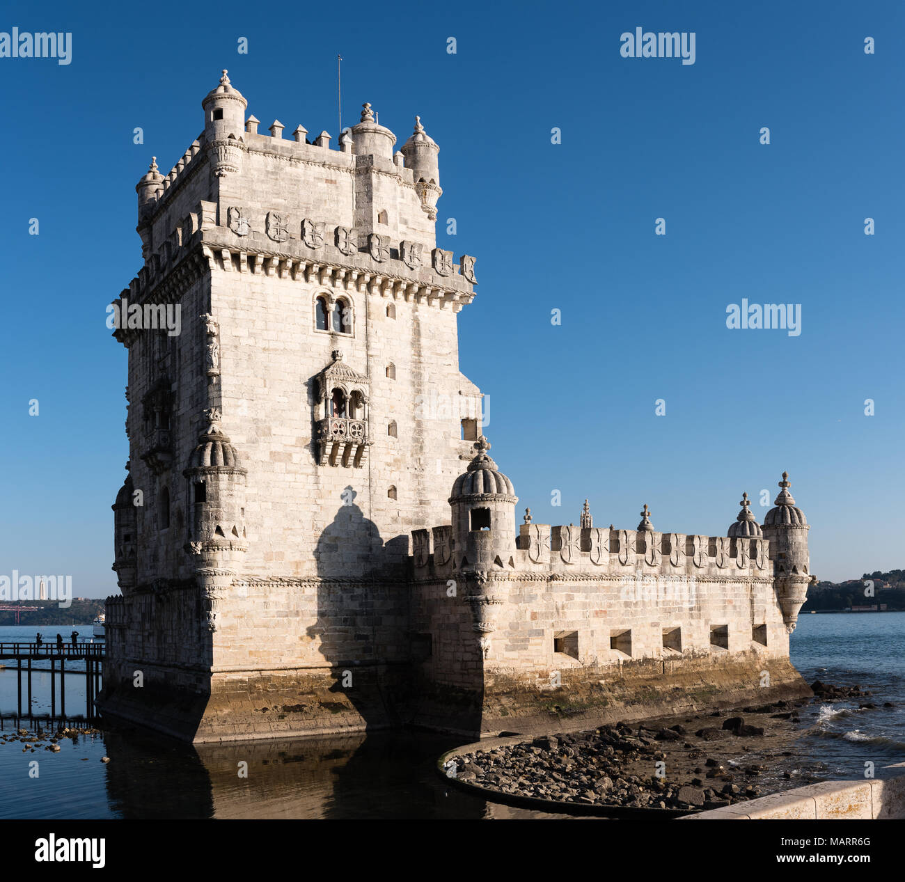 Torre De Belém, Belem Tower On Sunset, Medieval Fortress, Unesco World ...