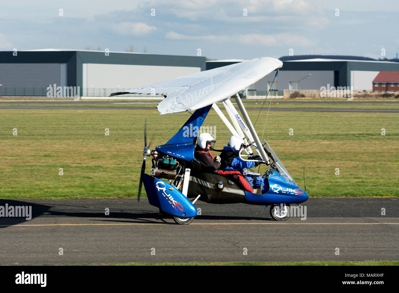 QuikR 912S microlight at Wellesbourne Airfield, Warwickshire, UK (G ...