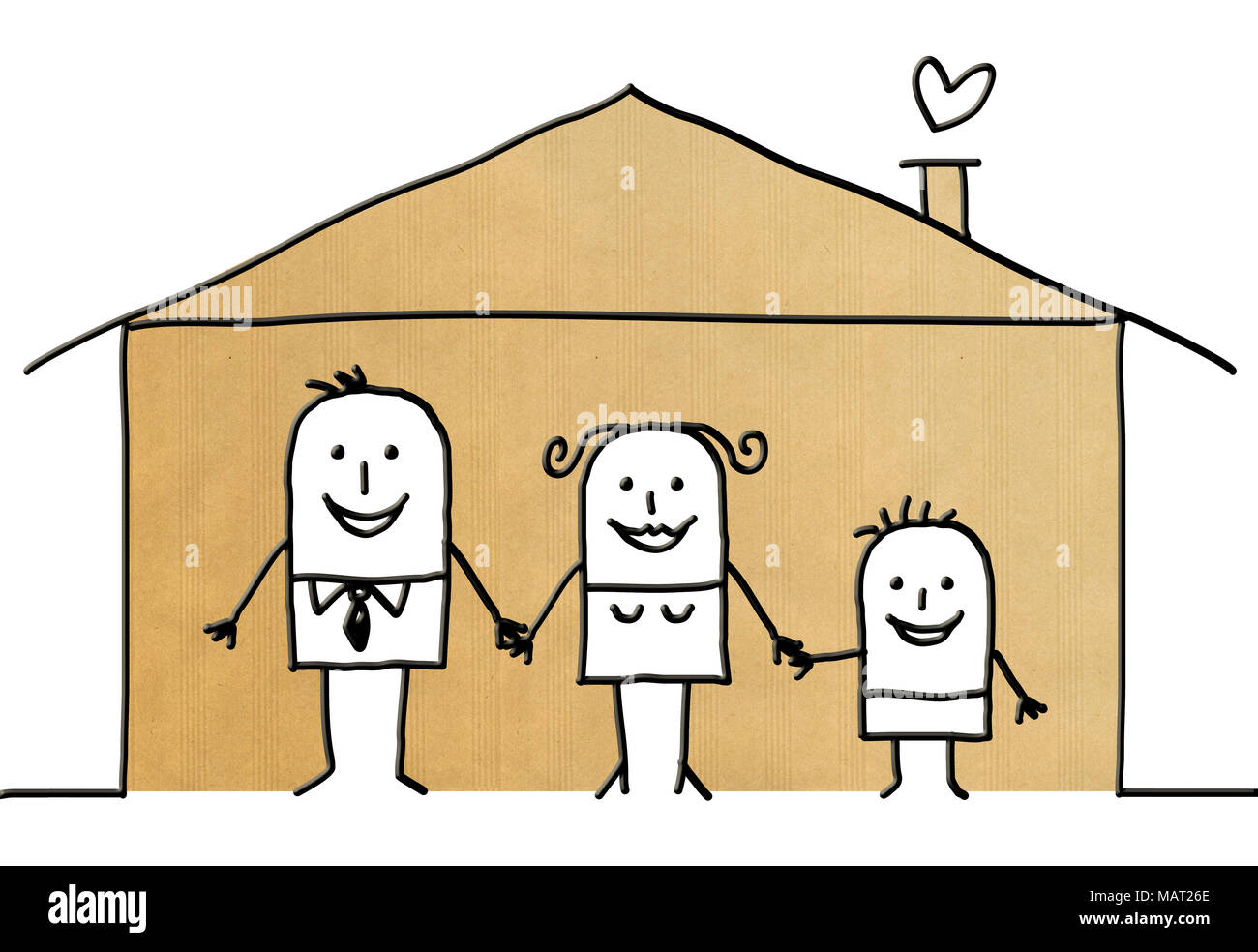 Cartoon House Cut Out Stock Images Pictures Alamy