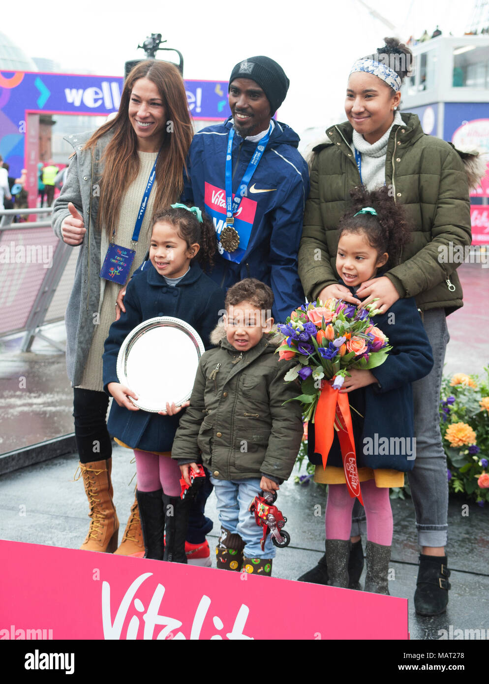 Vitality Big Half Marathon In London The Finish Line And Presentations Vitality big half marathon in london the finish line and presentations