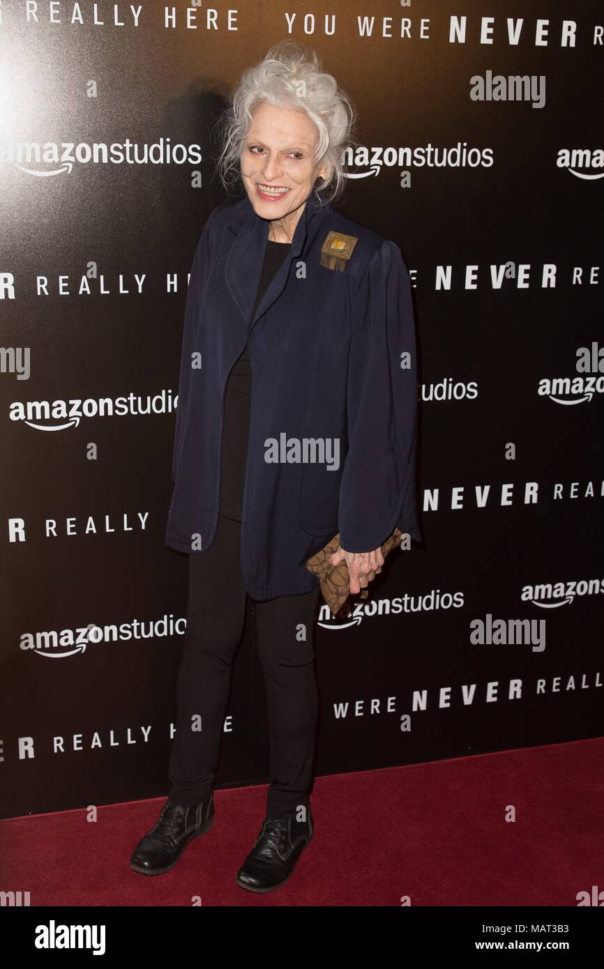 New York, NY, USA. 3rd Apr, 2018. Judith Anna Roberts at arrivals for YOU WERE NEVER REALLY HERE Premiere, Metrograph, New York, NY April 3, 2018. Credit: Jason Smith/Everett Collection/Alamy Live News Stock Photo