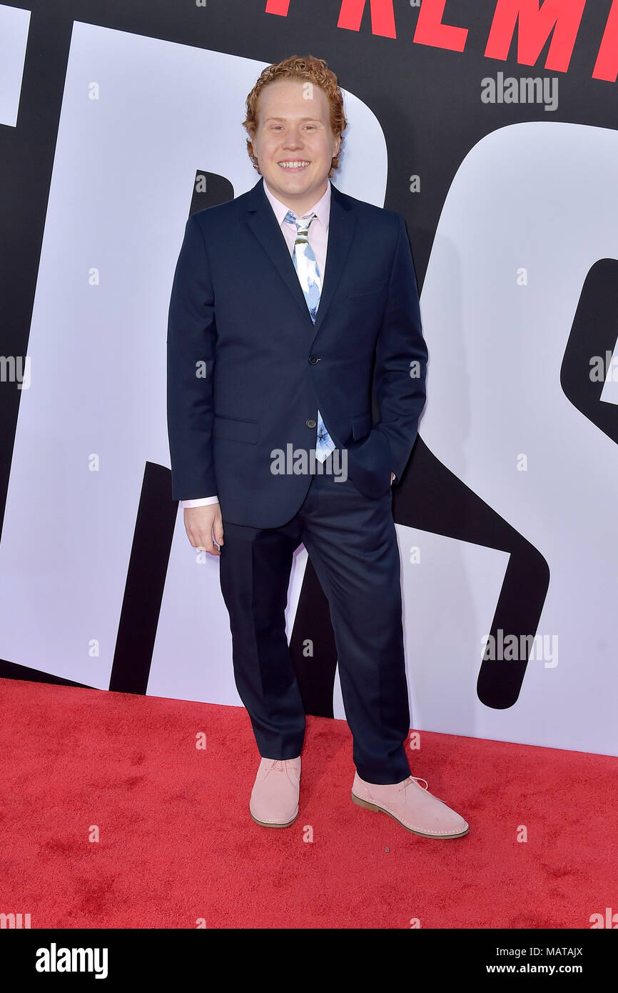 Jimmy Bellinger attending the &lsquo;Blockers&rsquo; premiere at Regency Village