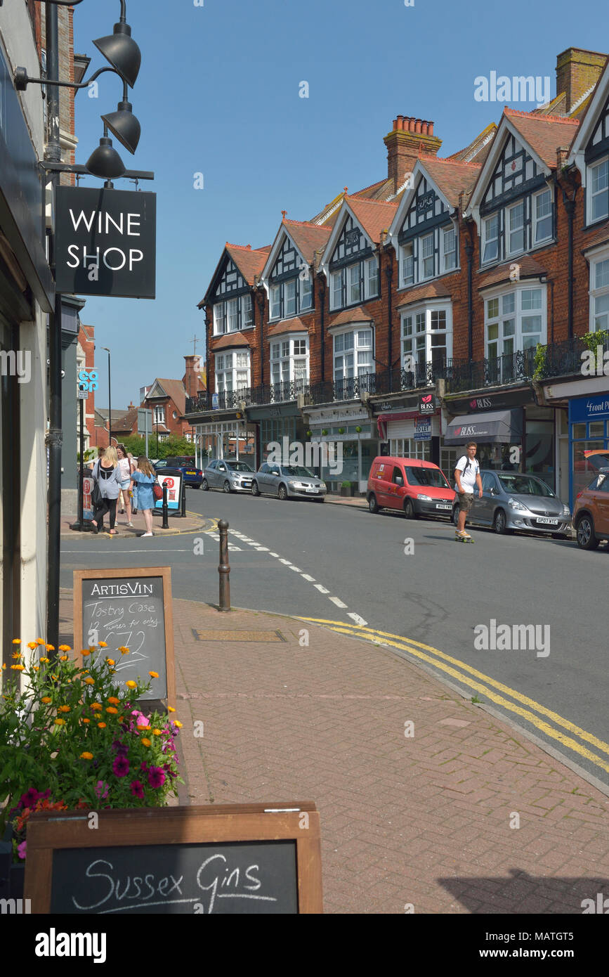 Meads village Eastbourne, Eastbourne, East Sussex, England, UK Stock