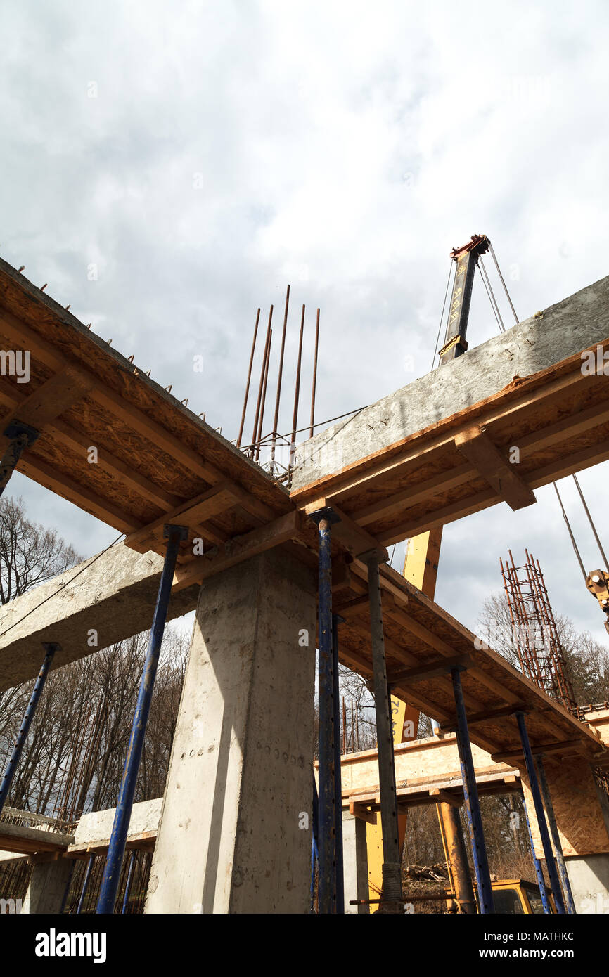 Strengthen The Foundation Of The Second Floor Of The House With