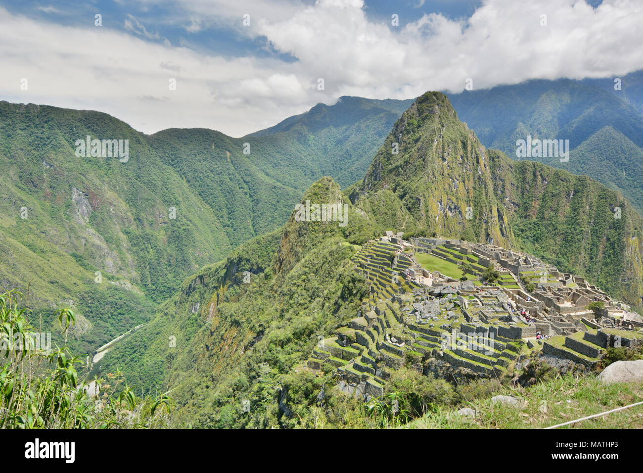 Intihuatana stone machu picchu hi-res stock photography and images - Alamy