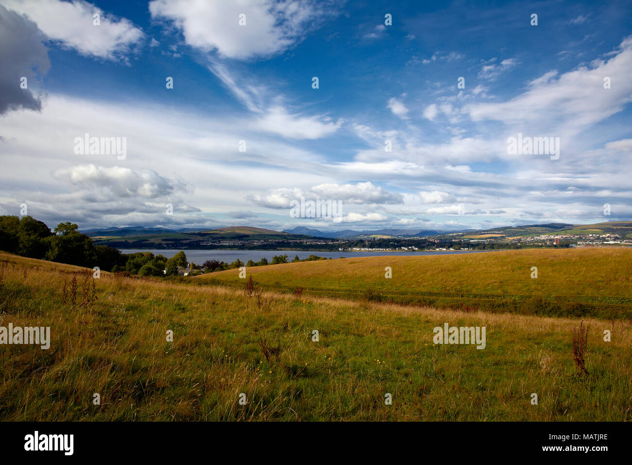 Langbank on the River Clyde Stock Photo Alamy