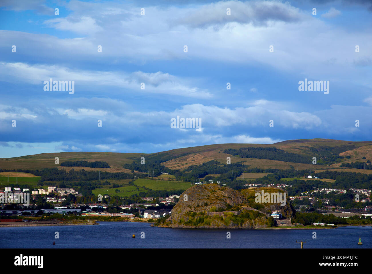 Langbank on the River Clyde Stock Photo Alamy