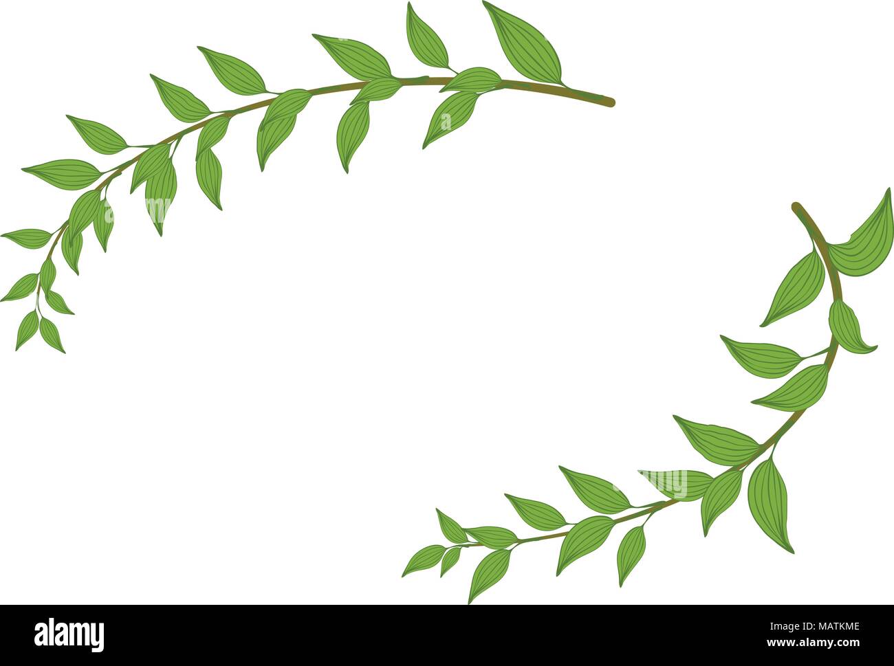 Floral wreath icon, isometric style Stock Vector