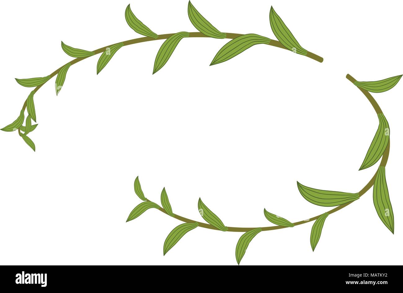 Anniversary wreath icon, isometric style Stock Vector