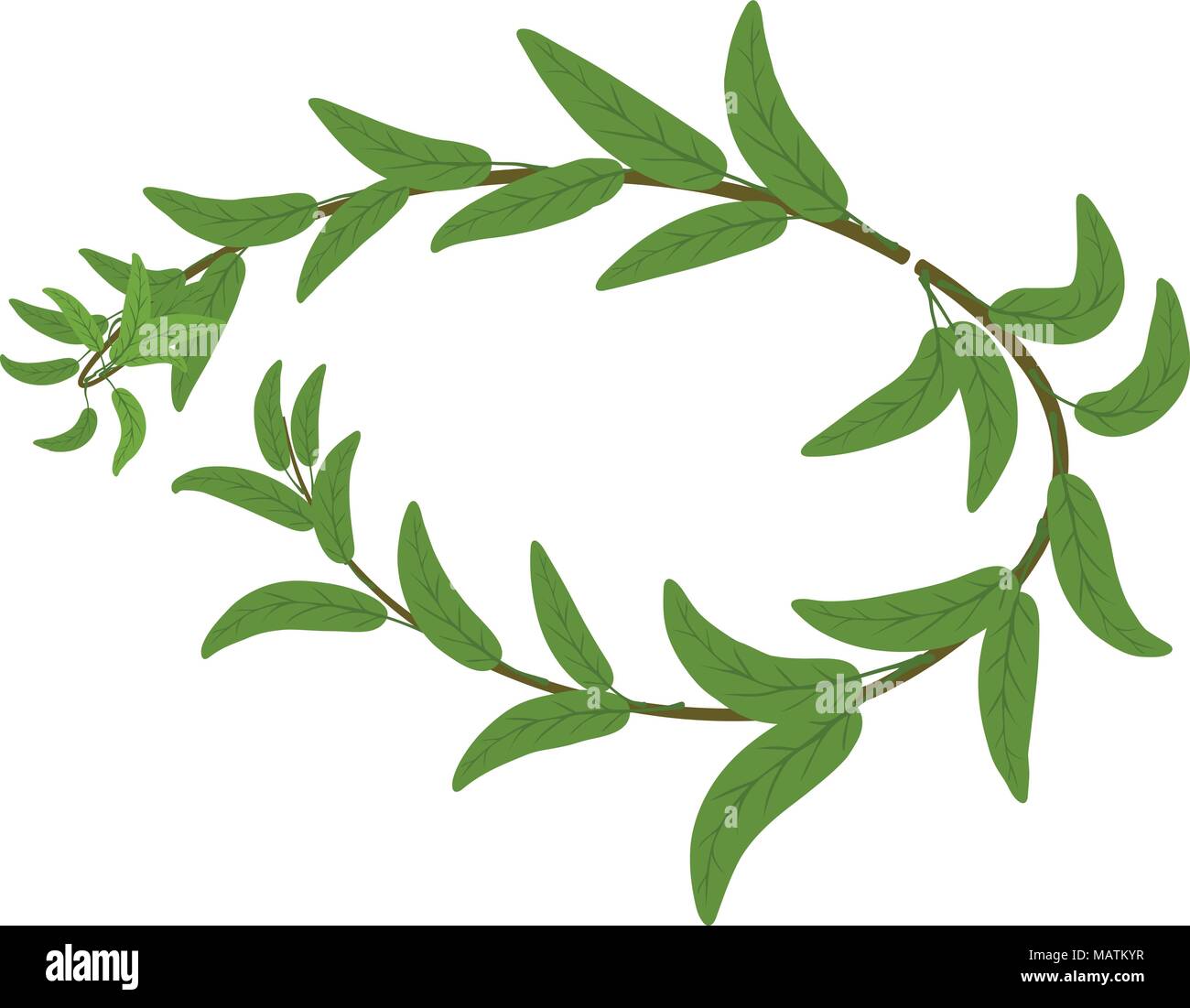 Certified wreath icon, isometric style Stock Vector