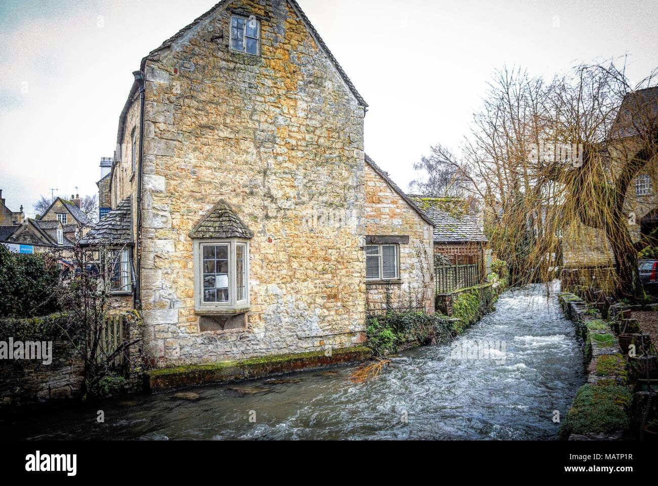 Captivating Cotswolds, Bourton on the Water Stock Photo