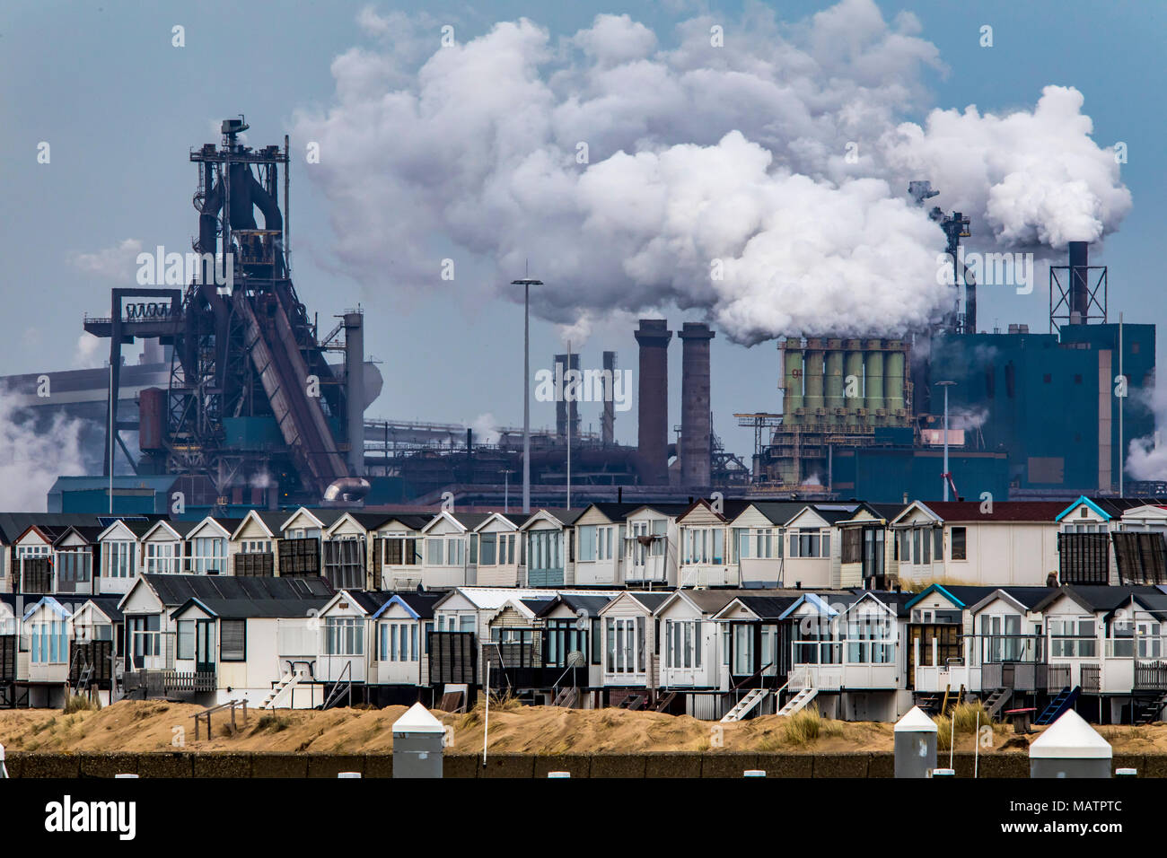 The Tata Steel steelworks in IJmuiden, Velsen, North Holland, Netherlands,  largest industrial area in the Netherlands, 2 blast furnaces, 2 coking plan  Stock Photo - Alamy