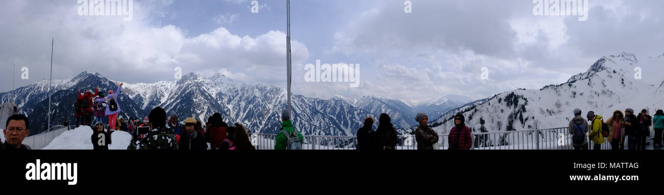 The Kurobe Dam, Tateyama, Japan Stock Photo
