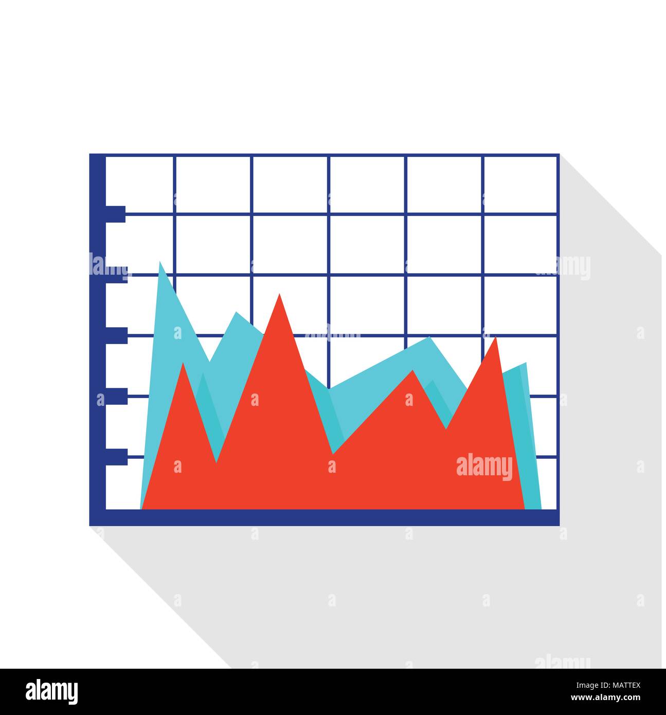 Improvement diagram icon, flat style Stock Vector Image & Art - Alamy
