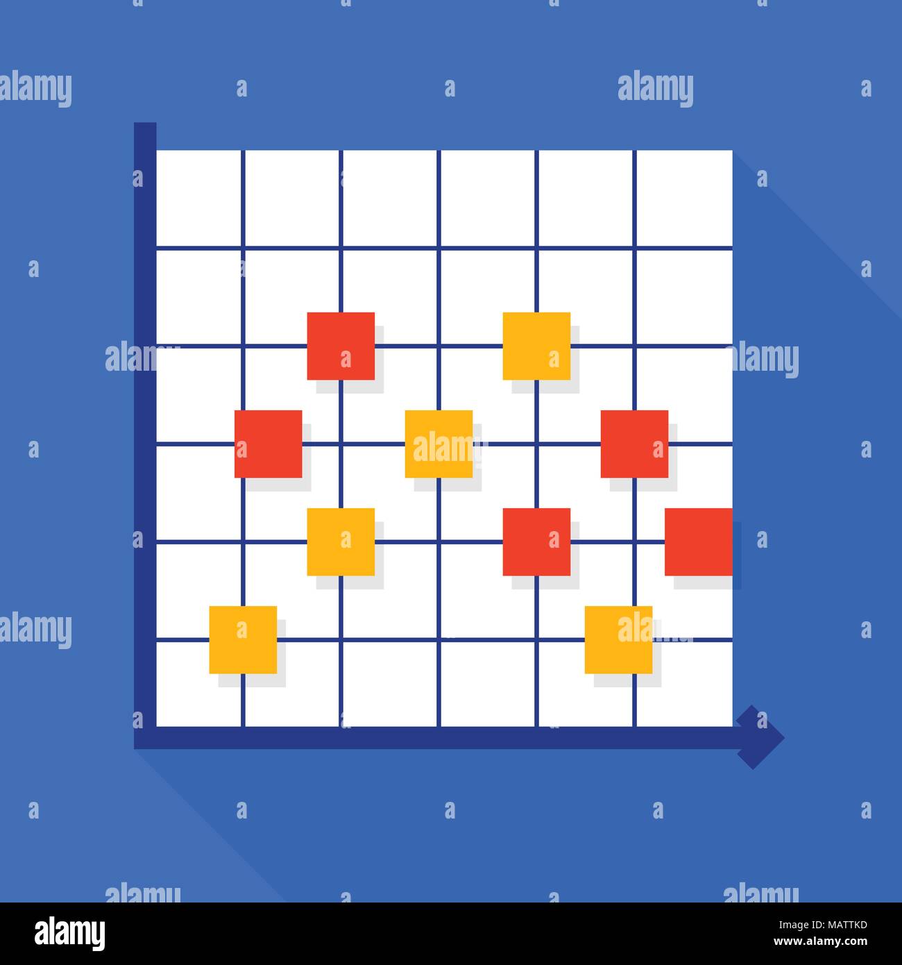 Cube diagram icon, flat style Stock Vector Image & Art - Alamy