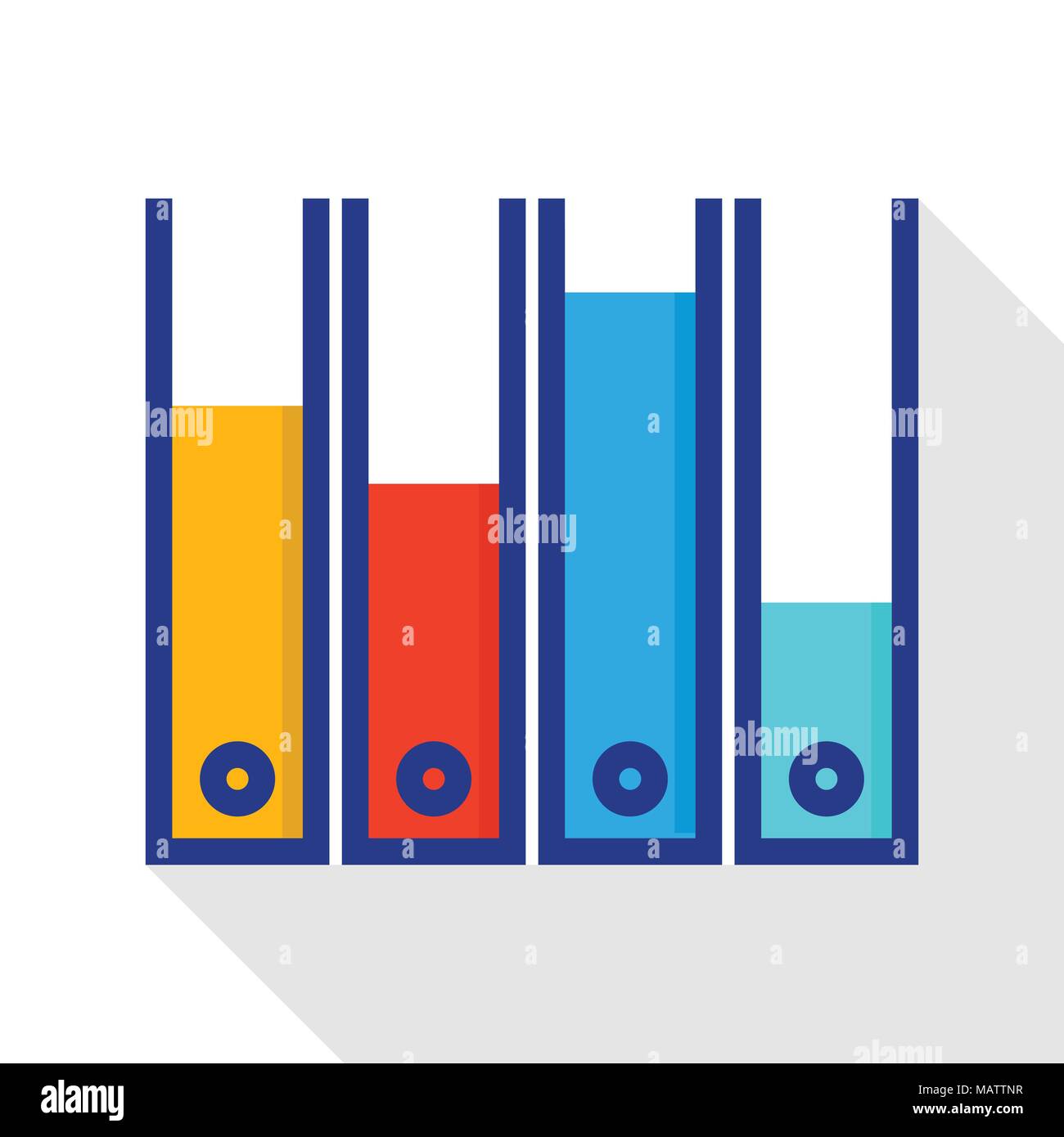 Marketing graphic icon, flat style Stock Vector Image & Art - Alamy