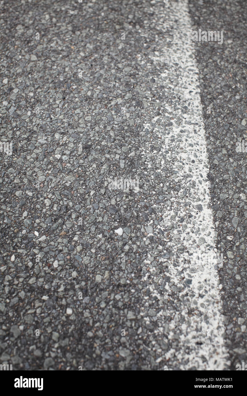 Asphalt road surface and crossroads Stock Photo