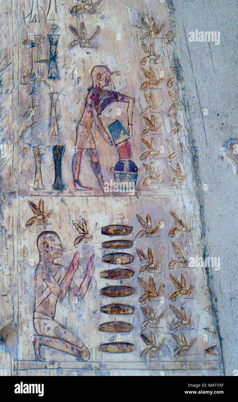 Luxor, Egypt, Tomb of Pabasa (TT279) at elAsasif, necropolis of Nobles