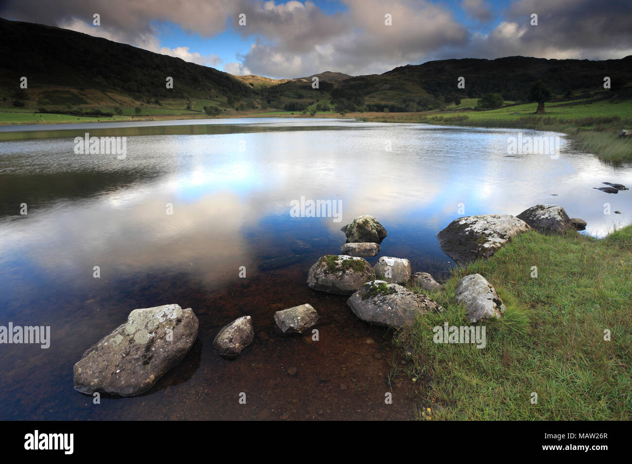 Watendlath Tarn, Lake District National Park, Cumbria County, England Stock Photo