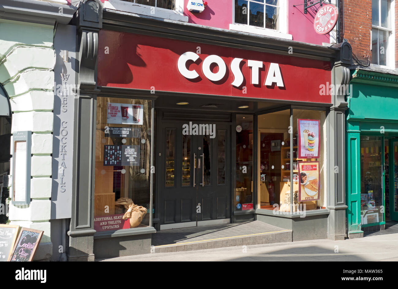 High Street Coffee Shop High Resolution Stock Photography and Images Alamy
