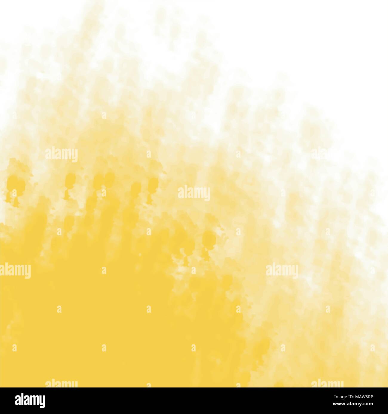 yellow abstract watercolor background pattern, vector illustration Stock Vector