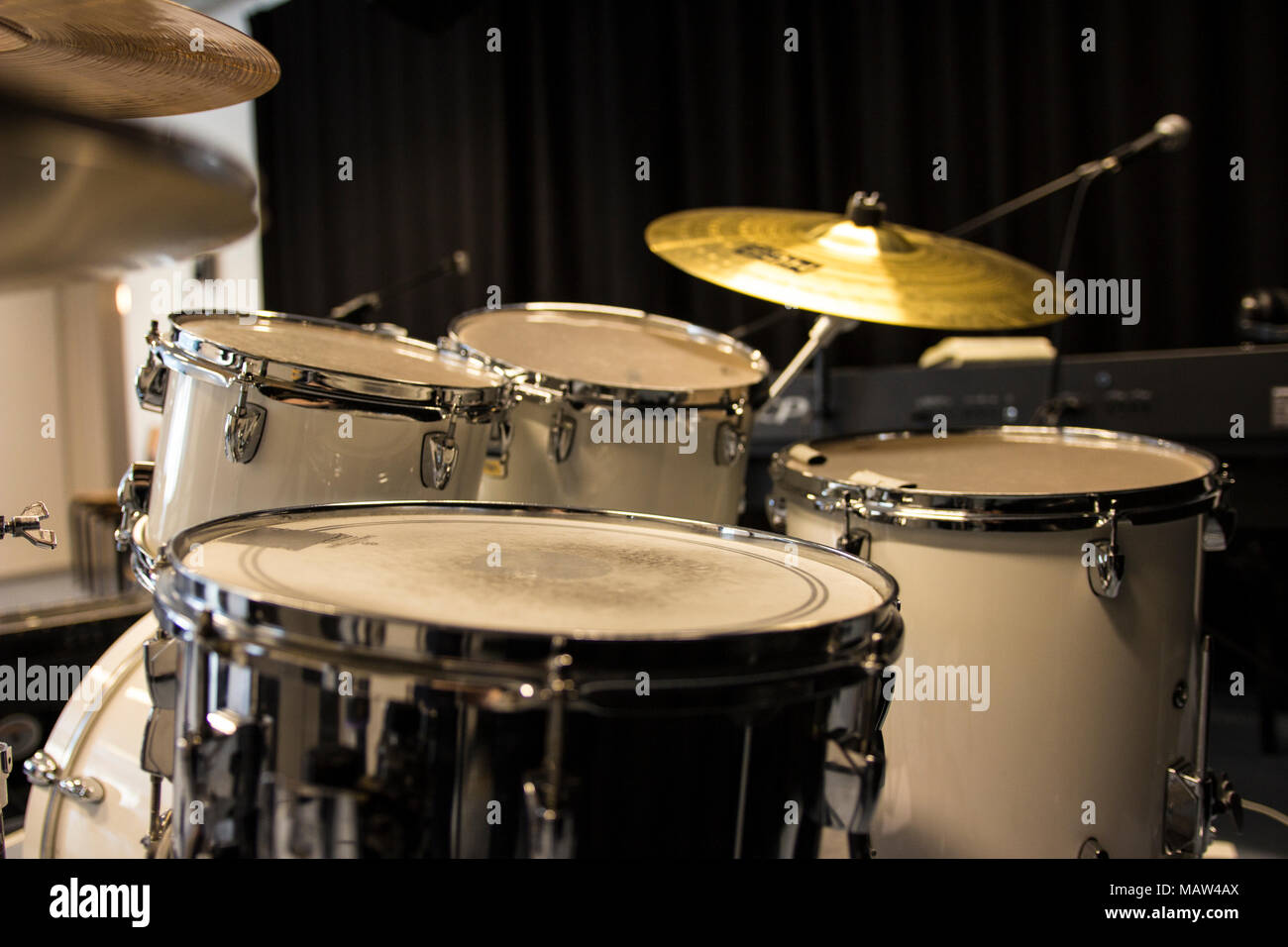 Music equipment in a school Stock Photo - Alamy