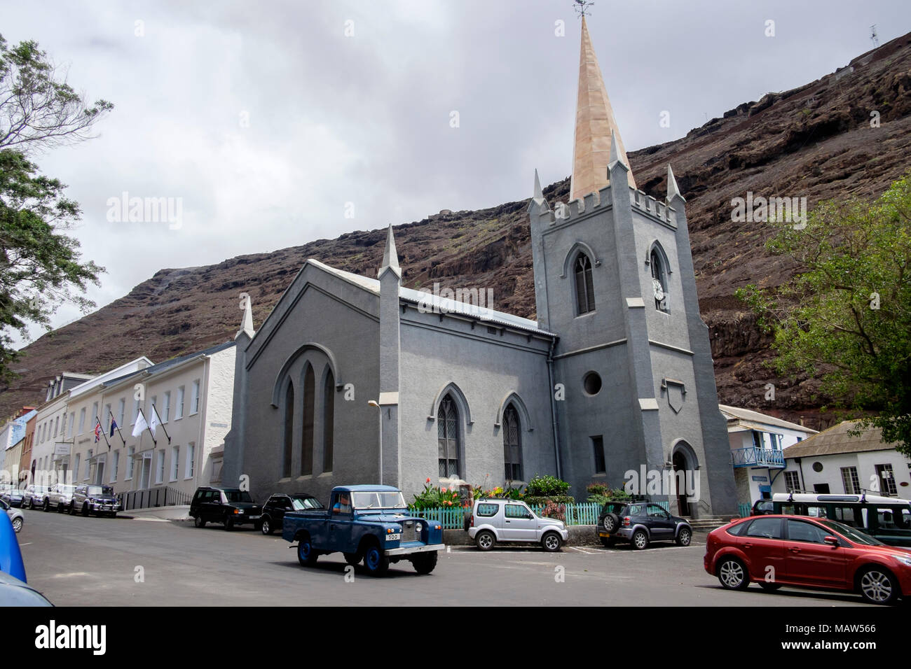 St. James' church, Jamestown, Saint Helena, South Atlantic Stock Photo
