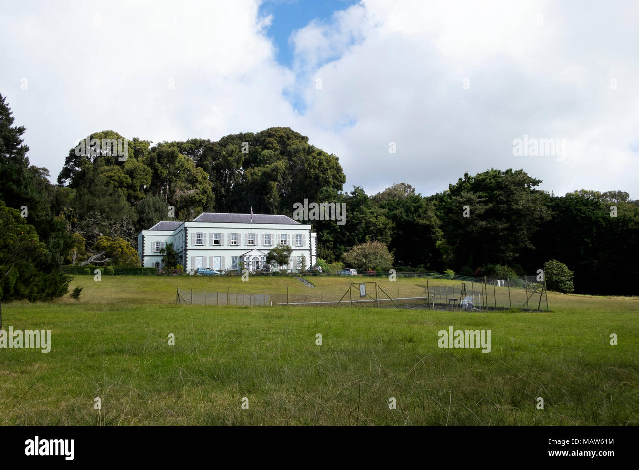 Plantation House, the official residence of the Governor of St Helena