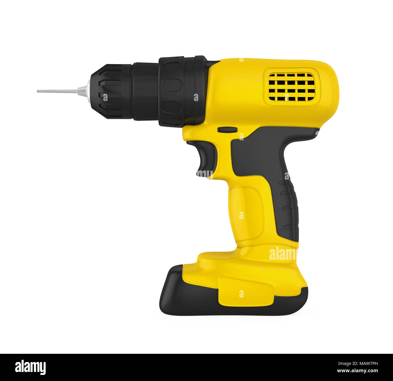 Cordless Drill Isolated Stock Photo Alamy