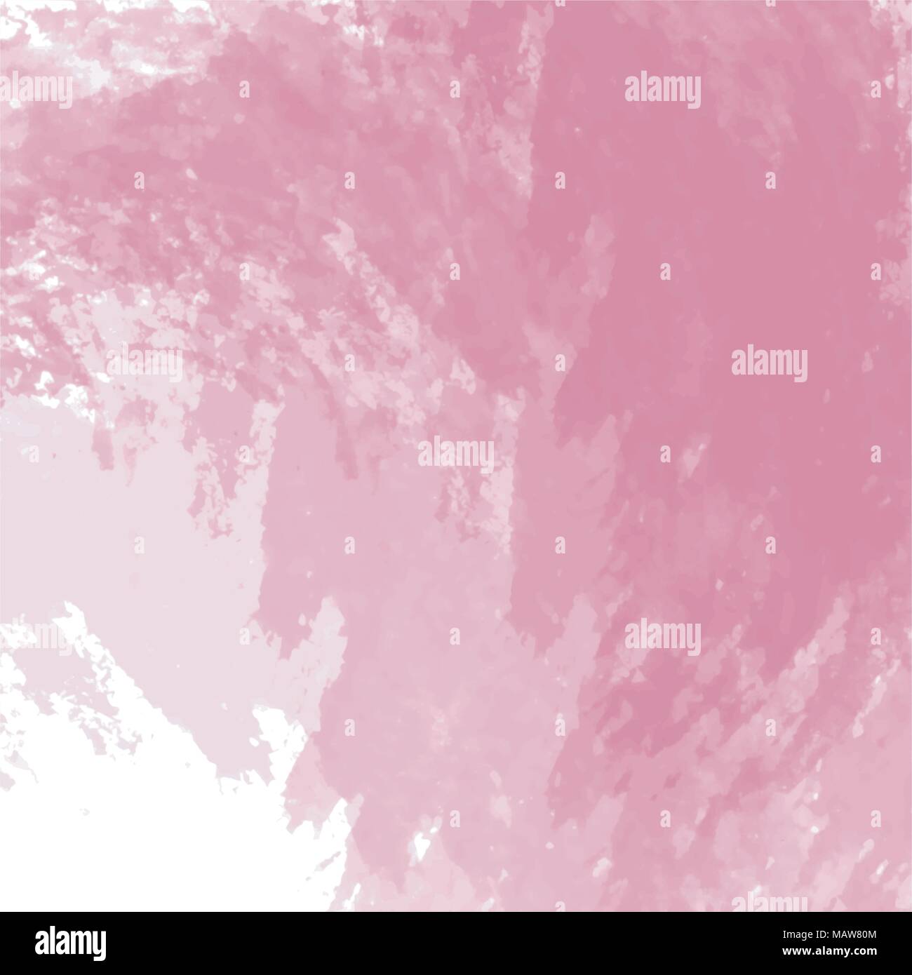 pink watercolor brush stroke background pattern, vector illustration Stock Vector