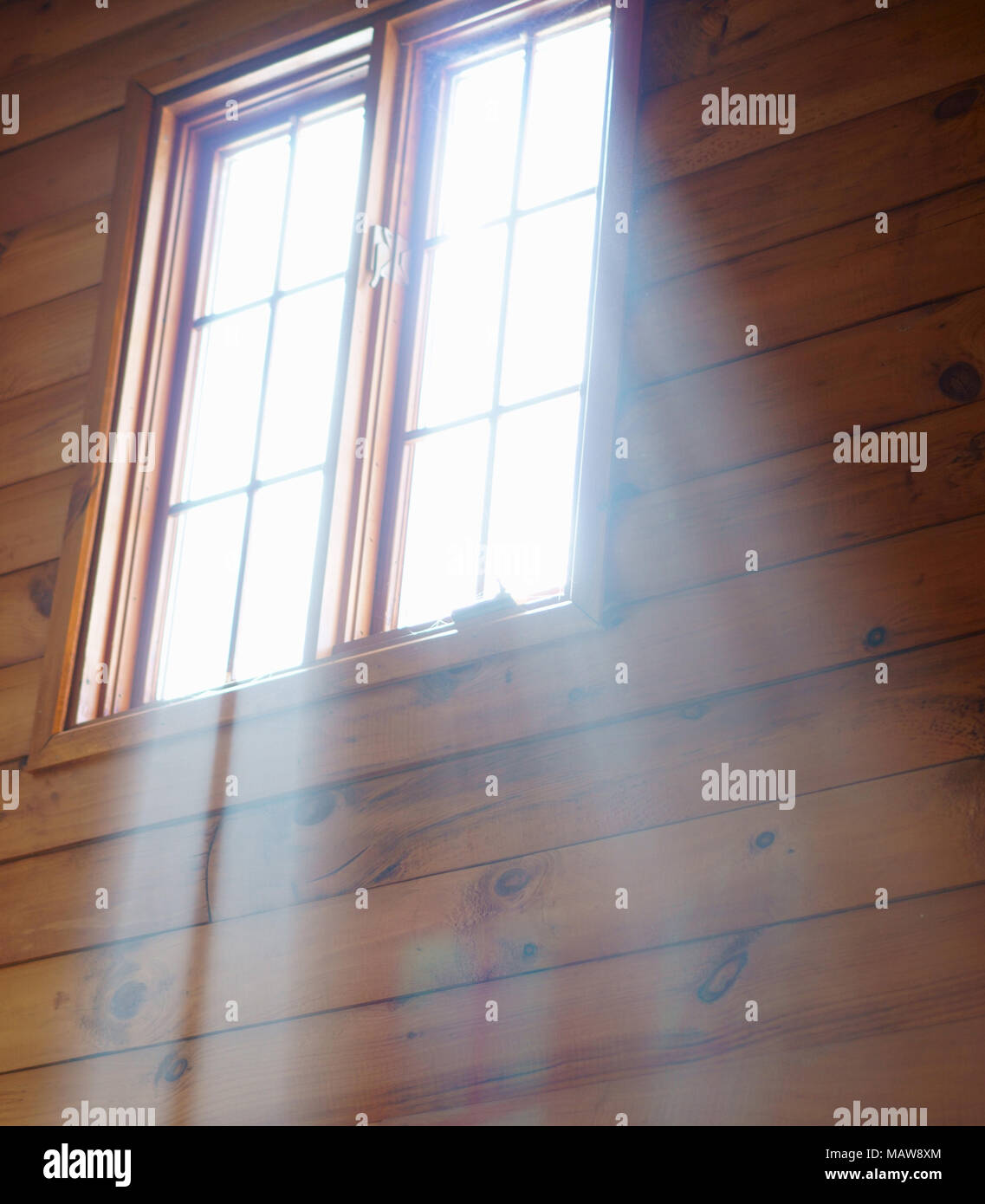 Sunray through the window like God telling us a very special message like an angel Stock Photo