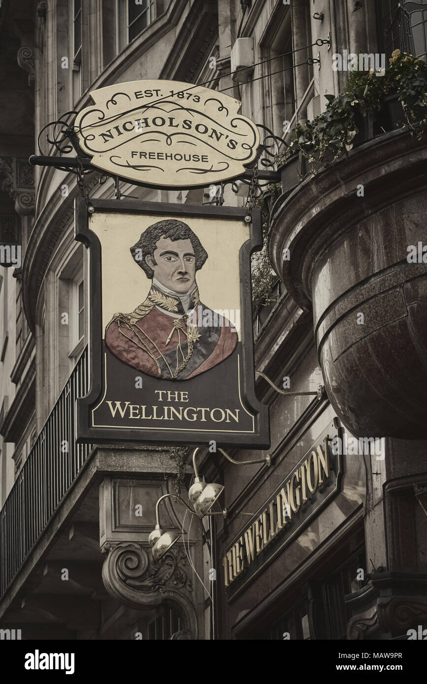 The Duke of Wellington Pub, London Stock Photo Alamy