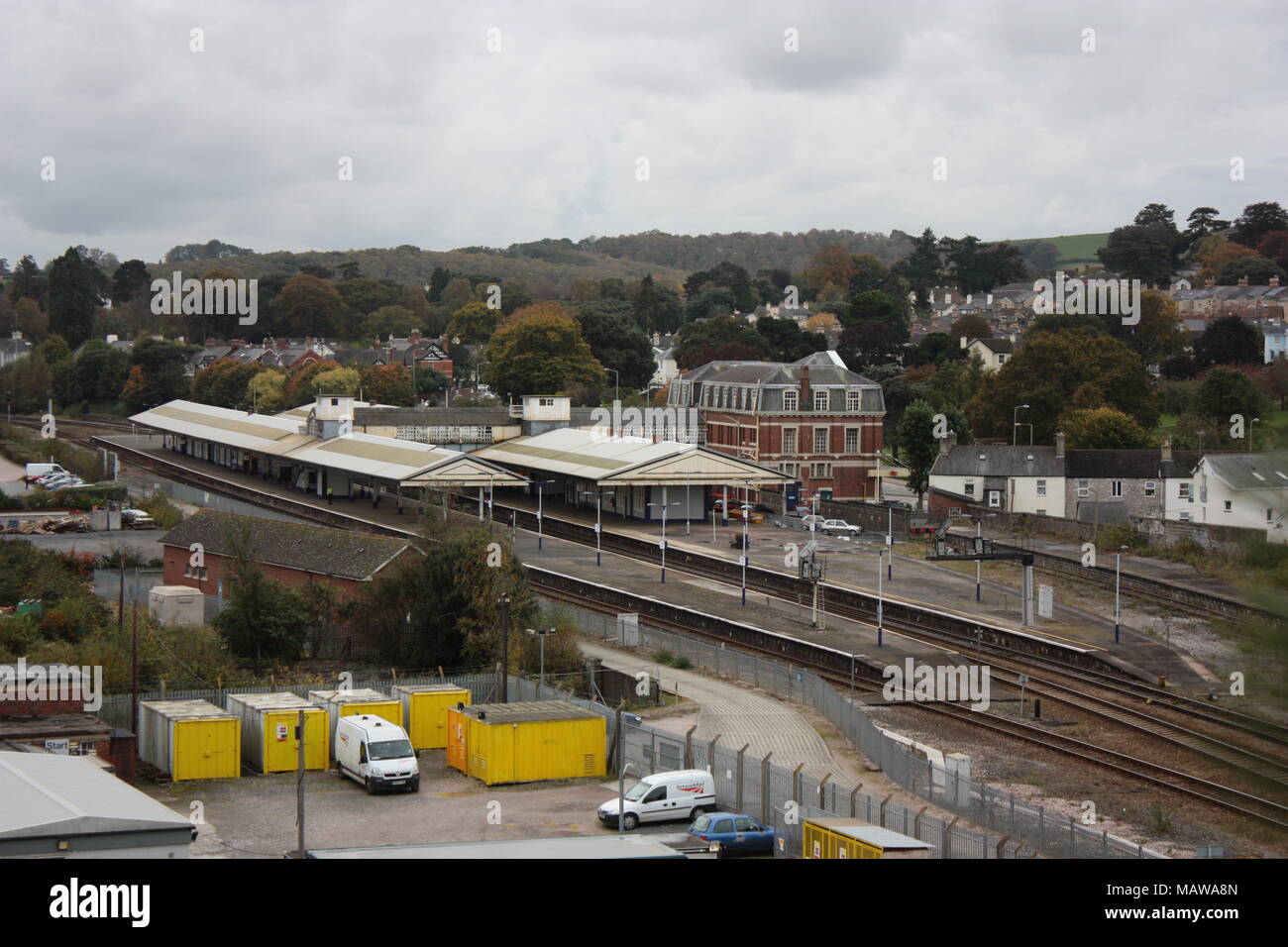 Newton Abbot Railway Station. Devon. England. Treetography Stock Photo