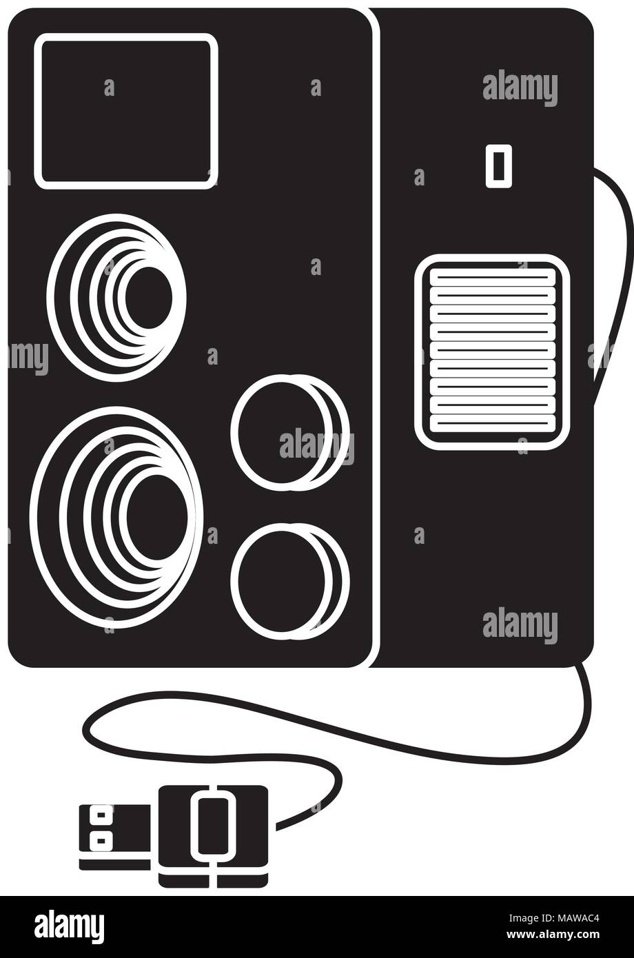 videogame console icon over white background, vector illustration Stock ...