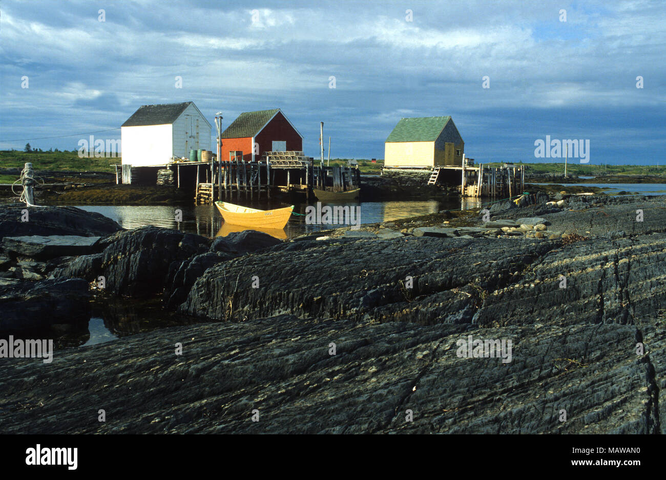 The fishing village of Blue Rocks, Nova Scotia, Canada Stock Photo Alamy