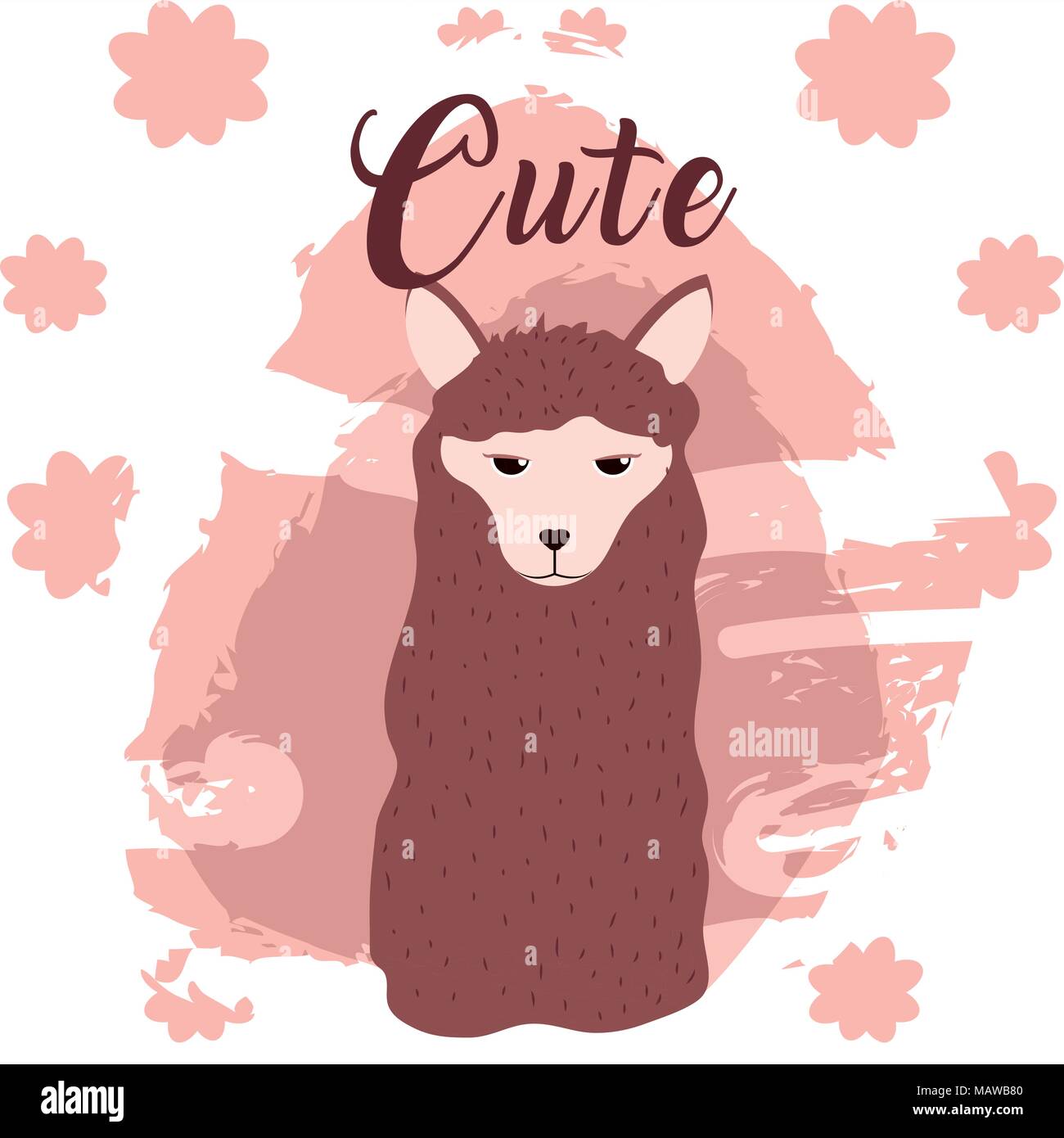 Sheep cute animal cartoon Stock Vector Image & Art - Alamy